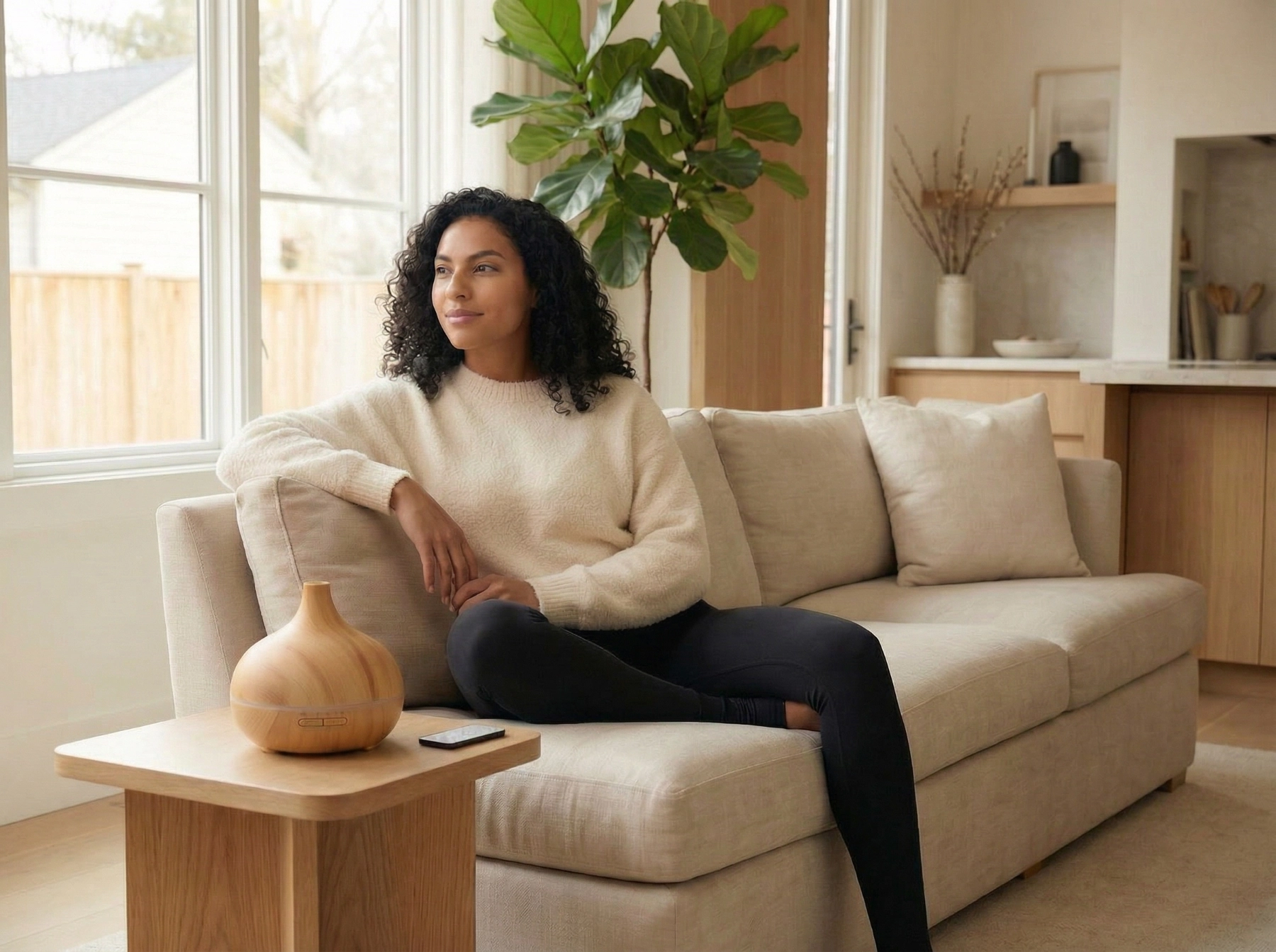 Diffsuer im Wohnzimmer