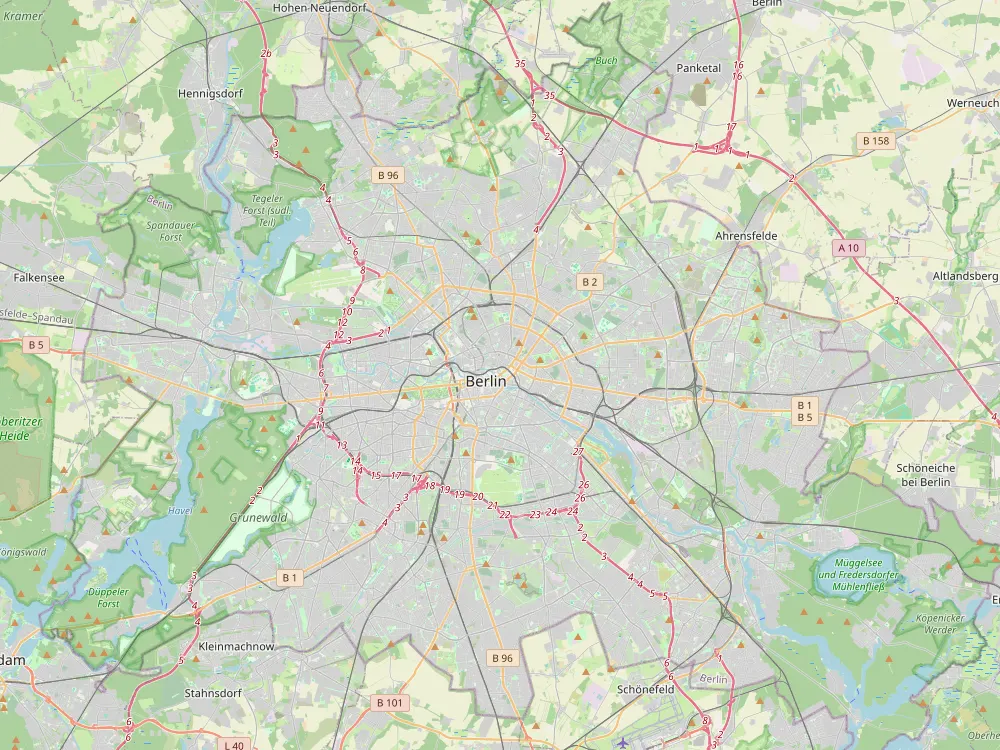 Karte Berlin